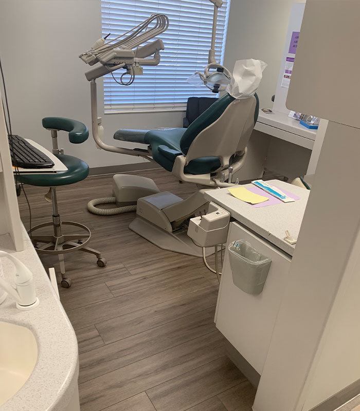 dental examination room of Southwest Dental in Taylorsville, UT